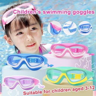 Canamek Trẻ Em Chống Thấm Nước Có Thể Điều Chỉnh Dây Lặn Silicone Chống Tia UV Chống Sương Mù Thiết Thực Dưới Nước Thể Thao Kính Bơi Cho Trẻ Em Mới