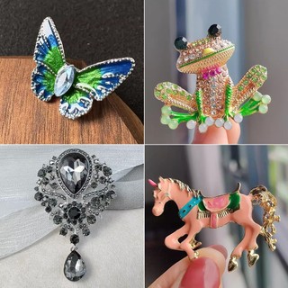 Bốn kiểu dáng khác nhau của Trâm cài hợp kim phù hợp cho các dịp khác nhau bao gồm phụ kiện quần áo dự tiệc và đám cưới