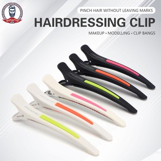 6 Cái / bộ Kẹp Tóc Hóa Đơn Vịt Nhựa Cho Cắt Tóc - Chuyên Nghiệp Chống Trượt Dây Silicon Kẹp Salon Tự Làm Phụ Kiện Kẹp Tóc Hairgrip Dành Cho Nữ