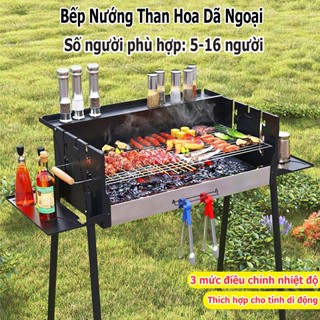 Bếp nướng than gấp gọn-Bếp Nướng Than Hoa Dã Ngoại Picnic-BBQ hàng nhập khẩu cao cấp dùng để nướng ngoài trời phù hợp dã ngoại du lịch