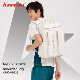 Ba lô Kawasaki Túi cầu lông chuyên nghiệp K2G00-B8221 Ba lô quần vợt Ba lô thời trang thể thao đa chức năng