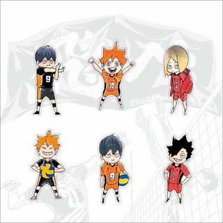 Acrylic Trâm Haikyu Series Ngoại Vi Acrylic Hoạt Hình Dễ Thương Trâm Cài Pin Phụ Kiện