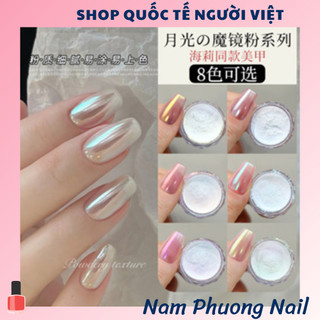 2024 Mã mới Tráng gương ánh trăng, bột tráng gương phụ kiên nail