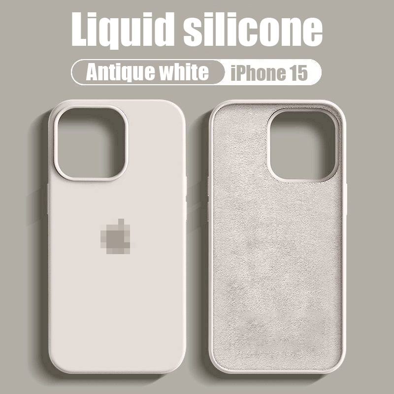 Ốp lưng màu silicon lỏng iPhone 11 12 Pro Max13 14 Pro Max 15 15 Pro Max X XR XSMAX soft trọn bộ hộp mềm chống sốc