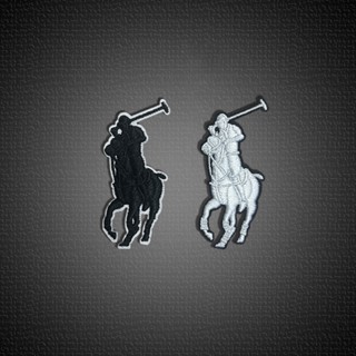 Huy hiệu vải logo Warhorse quần áo thêu polo ủi và khâu