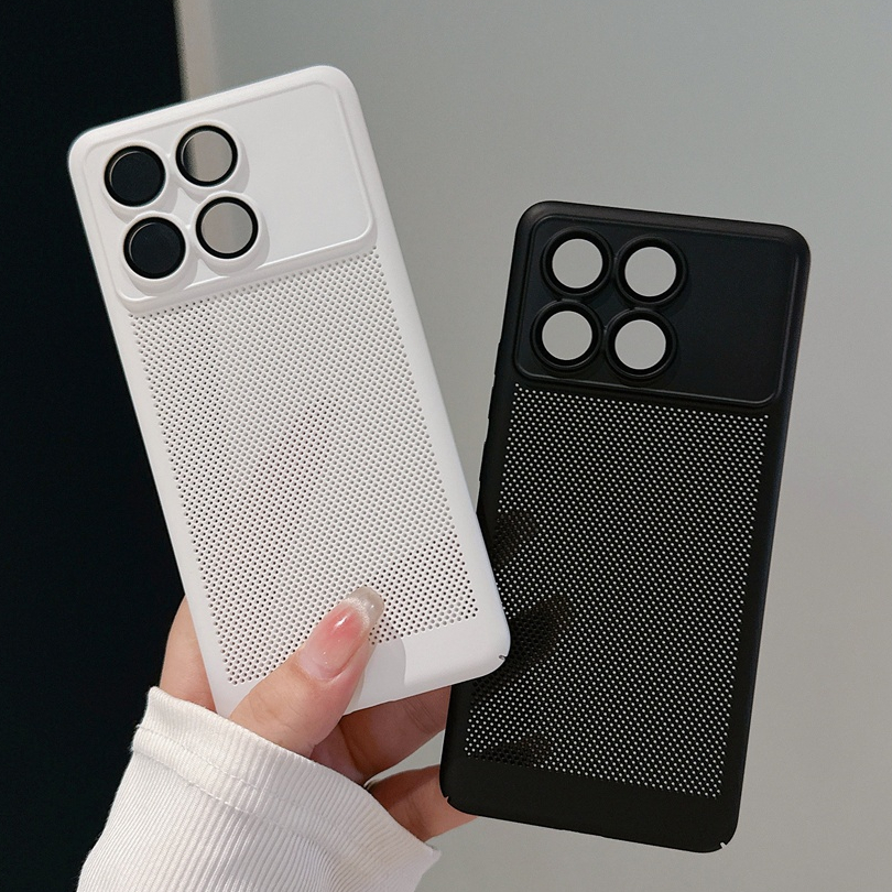Heat Dissipation Breathable Hollow Mesh Case For Redmi K70 K70Pro K70Ultra POCO F6 Pro Protection Co