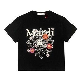 Áo THUN Mardi Mercredi FLOWERMARDI _ IVORY MINT