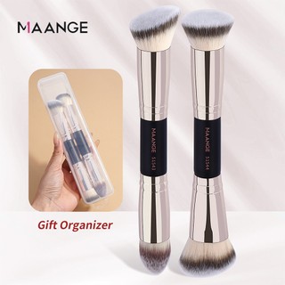 Maange 2 cọ trang điểm đầu cọ kép cọ nền