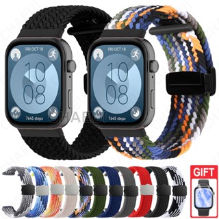 Phụ kiện thay thế vòng đeo tay bằng Nylon bện cho Huawei Watch Fit 3 4 Pro 