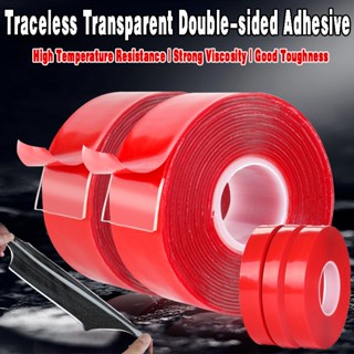 Keo dán hai mặt trong suốt 3M - Băng Nano chống đánh dấu - Keo chắc chắn, chống thấm nước - Miếng dán cố định đa chức năng cho thảm, Hộp đựng bàn chải đánh răng, Câu đối lễ hội mùa xuân