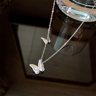 Bướm Thép Titan Vòng Cổ Mạ Điện k Vàng Thép Không Gỉ Không Phai Màu Độc Đáo Mặt Dây Chuyền Trang Sức