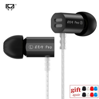  KZ ED9 PRO Tai nghe nhét tai Trình điều khiển năng động HIFI Bass Tai nghe nhạc hợp kim kẽm Tai nghe kim loại Thiết kế vòi phun có thể tháo rời ED9PRO 