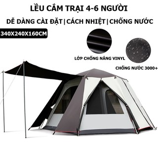 Lều cắm trại 4-6 người,lều dã ngoại tự bung,phù hợp đi camping dã ngoại