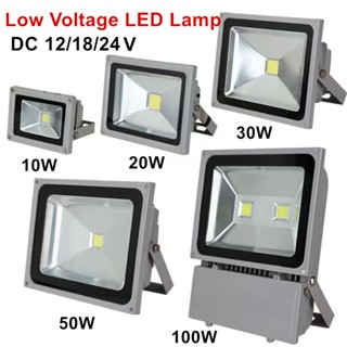 Đèn LED lũ lụt đa chức năng điện áp thấp 10W 50W 100W Đèn cảnh quan LED chống nước DC12V - DC24V cho sân vườn Cây tường sân IP65 Đèn làm việc an ninh cho xe tải thuyền Trailer