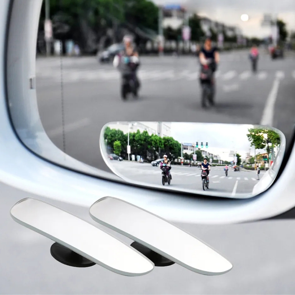 2 Chiếc Ô Tô Mù Điểm Gương HD Không Khung Góc Rộng Có Thể Điều Chỉnh Gương Đỗ Xe Ô Tô Đảo Chiều Phụ Trợ Gương Chiếu Hậu