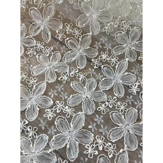 Thêu ren handmade DIY chất liệu vải quần áo váy trang trí vải ren cho váy