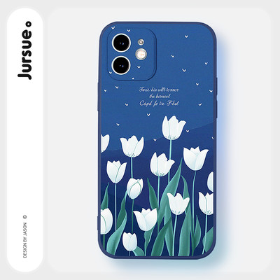 Ốp lưng JURSUE mềm chống sốc dễ thương đẹp độc lạ màu cho iPhone 15 14 13 12 11 Pro Max SE 2020 X XR XS 8 7 ip kute Y5200Q