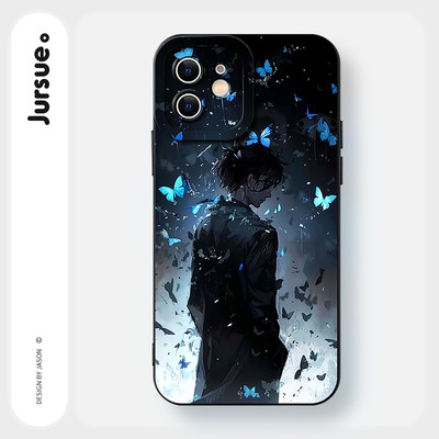 Ốp lưng JURSUE mềm chống sốc ngầu nam độc lạ thời trang cho iPhone 17 16 15 14 13 12 11 Pro Max SE 2020 X XR XS 8 7 ip kute Y5203Q