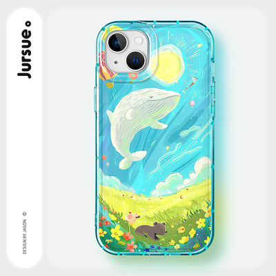 Ốp lưng JURSUE mềm chống sốc dễ thương đẹp ngộ nghĩnh độc lạ cho iPhone 16 15 14 13 12 11 Pro Max SE 2020 X XR XS 8 7 ip kute Y5202Q