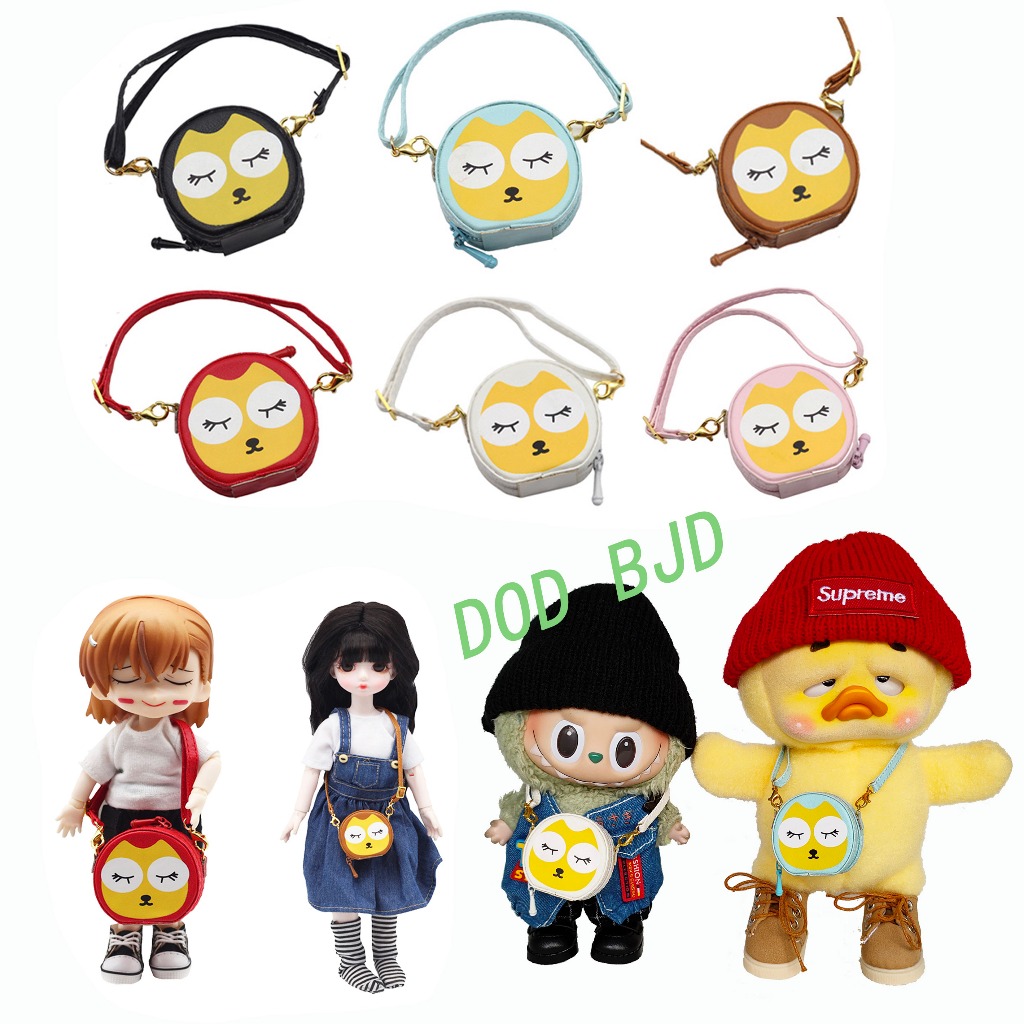 Túi Upsetduck Túi Labubu, cho Vịt Bao-ao Upset 17cm Labubu OB11 Molly 1 / 12 BJD và 1 / 6 Túi Búp Bê