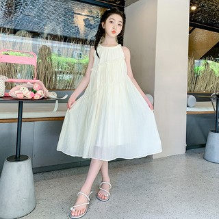 3-14 tuổi mùa hè trẻ em váy bé gái váy trẻ em giữa lớn trẻ em váy công chúa bé gái ngọt ngào dây váy váy váy váy