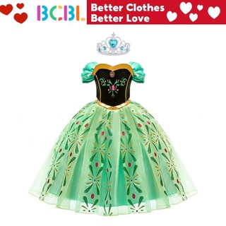  Đầm Frozen Anna Đầm Cho Bé Gái Trẻ Em Đầm Công Chúa Giáng Sinh Halloween Đầm Dự Tiệc Trang Phục Cho Trẻ Em 