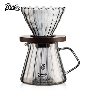 Bincoo bộ nồi cà phê pha tay nồi chia sẻ cà phê v60 lọc khai thác cốc lọc dụng cụ cà phê 400ml / 600ml