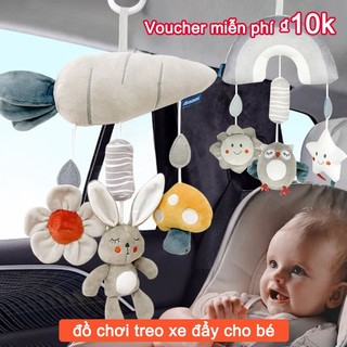 Xe đẩy em bé sơ sinh Mặt dây chuyền 0-6 tháng Đồ chơi trẻ em Ghế an toàn trên ô tô Đầu giường Giá đỡ gió Chuông lục lạc Chuông sang trọng Treo Bộ đồ chơi