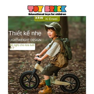Toy brick丨trẻ em cân bằng xe đạp 3-6 tuổi 1-3 tuổi không bàn đạp xe tay ga trẻ em xe đạp
