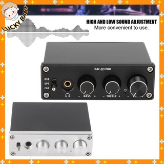 Bộ giải mã âm thanh ac q3 pro dac với bộ khuếch đại tai nghe cho 3,5 mm - hiluckybaby