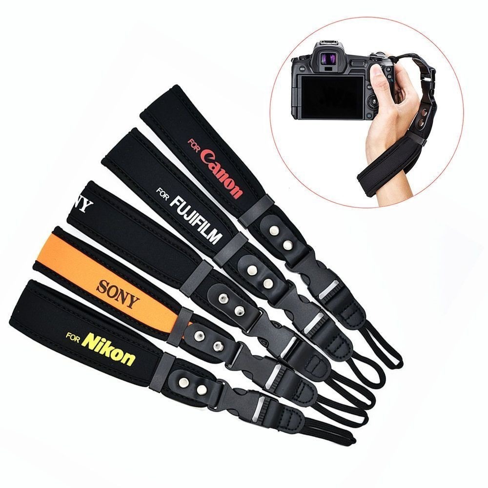 Đa Năng Máy Ảnh Dây Đeo Tay Dây Đeo Cổ Tay Thoải Mái An Toàn Cầm Với Phát Hành Nhanh Cho Máy Ảnh DSLR SLR Mirrorless