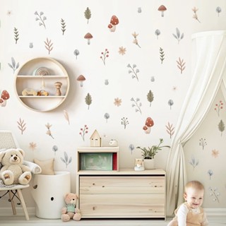 Cây Lá Dán Tường Phòng Trẻ Em Phòng Ngủ Đầu Giường Mẫu Giáo Làm Đẹp Giấy Dán Tường Trang Trí Tự Dính Có Thể Tháo Rời Miếng Dán