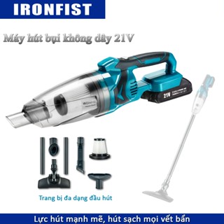 Máy hút bụi không dây, Pin Lithium 21V, để làm sạch lông thú cưng trên sàn cứng