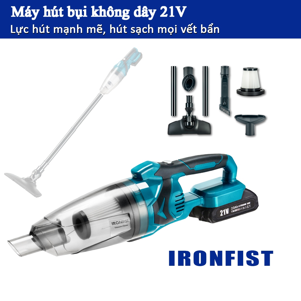 Máy hút bụi không dây, Pin Lithium 21V, để làm sạch lông thú cưng trên sàn cứng