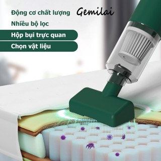 Gemilai Dụng cụ loại bỏ nấm mốc Máy hút bụi cầm tay gia đình không dây di động công suất cao loại bỏ bụi và loại bỏ mạt máy làm sạch còn hàng