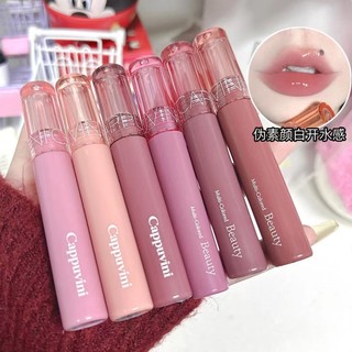 Cappuvini Juice lip Glaze Gương Dưỡng Ẩm Hydrating Son Môi Tự Nhiên Tinh Tế Trang Điểm Môi Tint