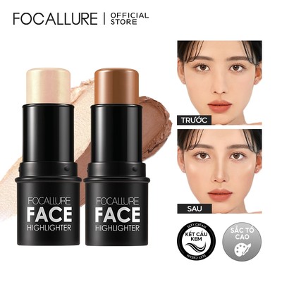 Kem bắt sáng/tạo khối FOCALLURE gồm 4 tông màu tùy chọn chuyên dụng 6g