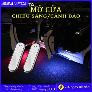 SEAMETAL 2 Đèn LED Tín Hiệu Không Dây Chống Va Chạm Cổng Sạc USB Gắn Cửa Xe Hơi