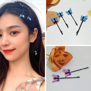 🍒🍒Cherrykoko Kẹp Tóc Hình Bướm Xanh Thời Trang Hàn Quốc
