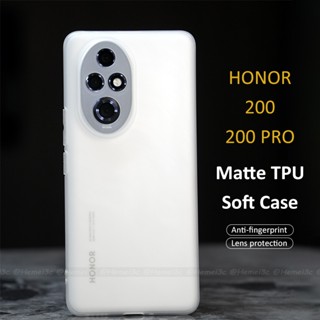  Dành Cho Honor 200 Pro Vỏ Mềm Mờ Siêu Mỏng Vỏ Điện Thoại 