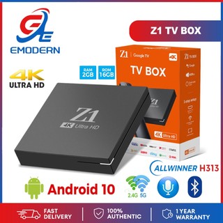 Iptv z1 smart tv box android 10 allwinner h313 quad core 2.4g 5g wifi 4k netflix disney media player set-top box