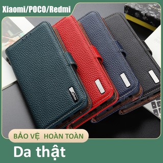 Xiaomi Note 13 Pro+ 5G /Note 12S /Note 12 Pro /Note 11S /Note 11 Pro+ /Note 10S /Note 10 Pro Bao da thật điện thoại nắp gập