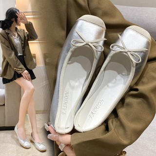 Giày nữ Hàn Quốc. Giày đế bệt mũi tròn. Giày đơn bệt. Giày đế bệt miệng