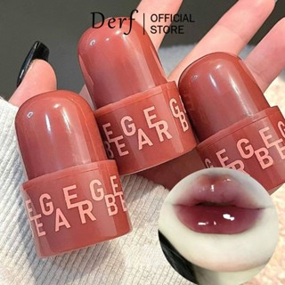 Son môi Derf Jelly Lip Glaze Trang điểm lâu trôi Son bóng chống thấm nước