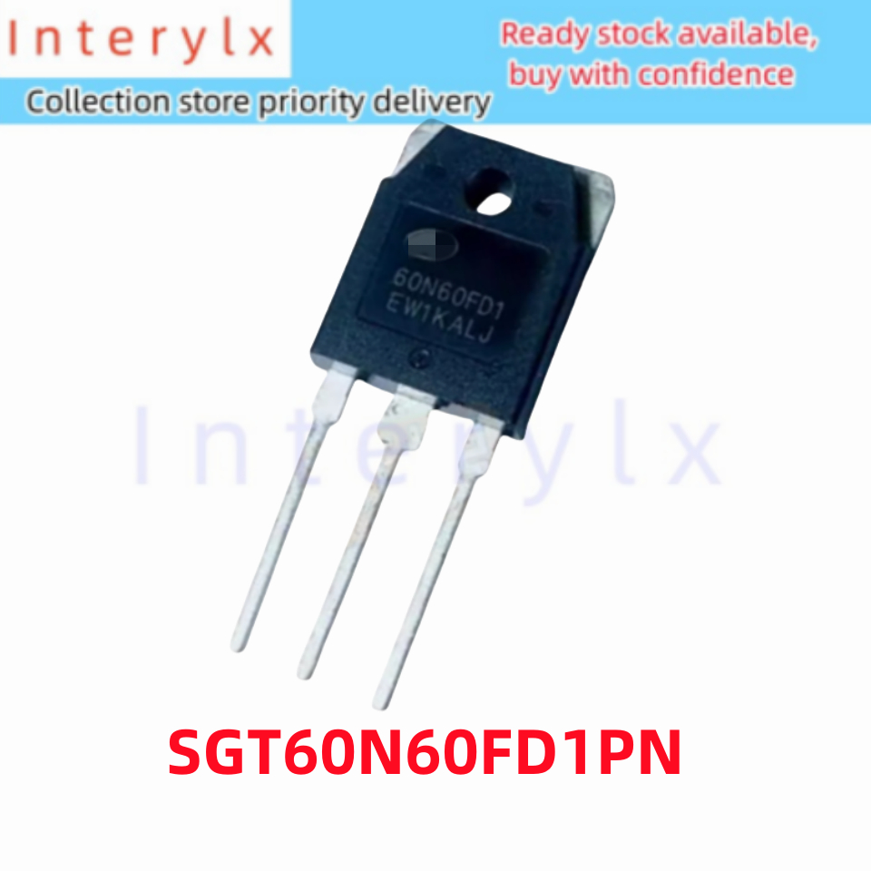 1 Cái / lốc 60N60FD1 SGT60N60FD1PN SGT60N60 Máy hàn biến tần Ống IGBT được sử dụng phổ biến TO-3P 60