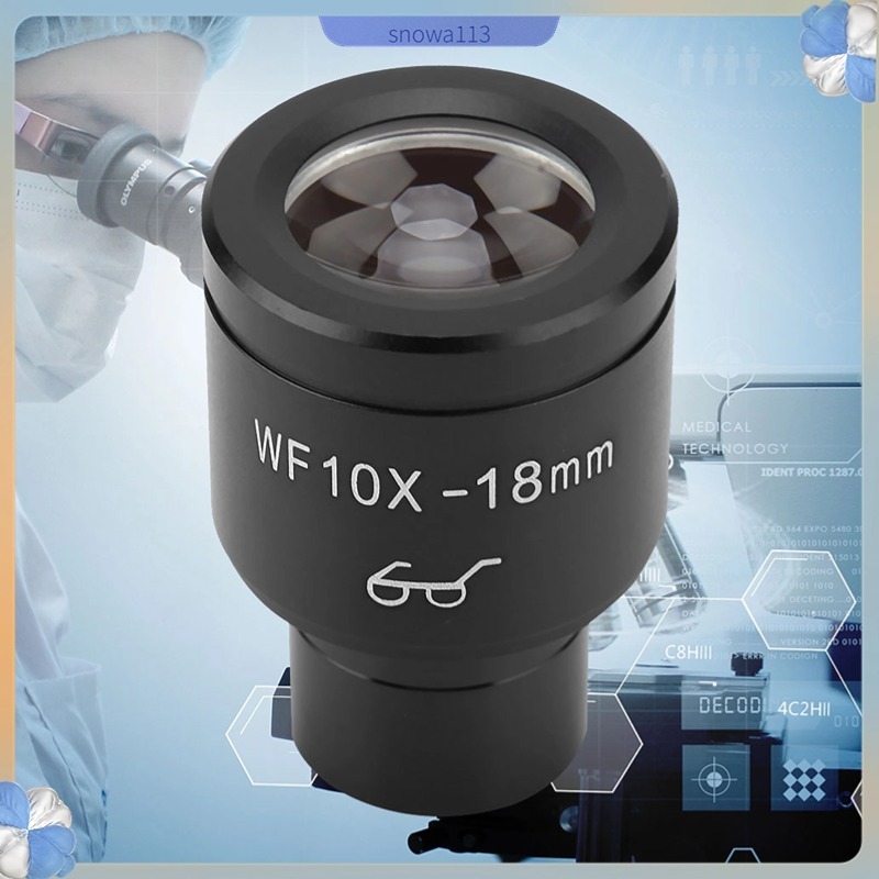 Bán nóng Kính hiển vi sinh học WF10X/18mm Ống kính thị Eyepiont góc rộng