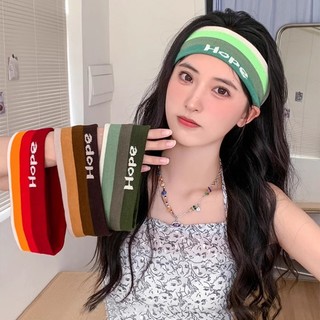 🥟ice🥟Băng Đô Thể Thao Thấm Hút Mồ Hôi Co Giãn Thời Trang Cho Nữ