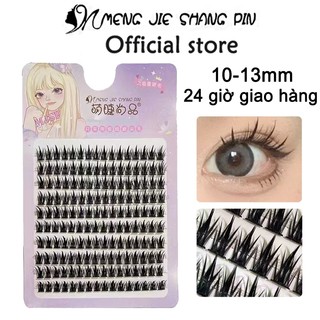 Mengjieshangpin Lúa Mì Tai Mi Sách 10 Hàng Dung Tích Lớn Tháp Đầu Lông Mi Giả Tự Nhiên Dày Gương Truyện Tranh Lông Mi