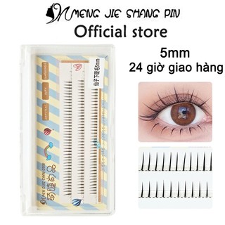 Mengjieshangpin lông mi dưới cổ tích tự nhiên ~ 120 cụm lông mi giả ngắn mềm phân đoạn 5mm