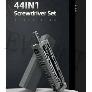 EVEBOT Bộ tuốc nơ vít im lặng 44In1 mô-men xoắn cao đa chức năng, Bộ tuốc nơ vít chính xác, Bộ công cụ sửa chữa cho máy tính xách tay, máy tính, điện thoại, Macbook, kính, đồng hồ, kính râm